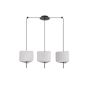 ΦΩΤΙΣΤΙΚΟ ΚΡΕΜΑΣΤΟ ΥΦΑΣΜΑ 3ΦΩΤΟ 3ΧΕ14 Max 8W 800X250X900mm ΜΠΕΖ ARTE ILLUMINA TOSCANY Eurolamp 144-33063