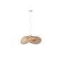 ΦΩΤΙΣΤΙΚΟ ΚΡΕΜΑΣΤΟ BAMBOO ΜΟΝΟΦΩΤΟ 1XE27 Max 15W Φ620X1430mm ΜΠΕΖ ARTE ILLUMINA LAGOON Eurolamp 144-33093