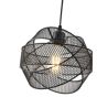 ΦΩΤΙΣΤΙΚΟ ΚΡΕΜΑΣΤΟ ΜΕΤΑΛΛΟ ΜΟΝΟΦΩΤΟ 1xΕ27 Max 15W Φ450X1340mm ΜΑΥΡΟ ARTE ILLUMINA OGGI Eurolamp 144-46013