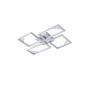 ΦΩΤΙΣΤΙΚΟ ΟΡΟΦΗΣ ΑΛΟΥΜΙΝΙΟ LED 36W 1400Lm 3000K 448X578mm ΜΑΥΡΟ ARTE ILLUMINA SQUARE Eurolamp 144-46061