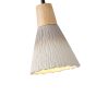ΦΩΤΙΣΤΙΚΟ ΚΡΕΜΑΣΤΟ RUBBER WOOD-ΤΣΙΜΕΝΤΟ ΜΟΝΟΦΩΤΟ 1xΕ27 Max 15W Φ160X1720mm ΧΑΚΙ ARTE ILLUMINA GESSO Eurolamp 144-50016