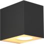 ΑΠΛΙΚΑ ΤΟΙΧΟΥ DOWN ΤΕΤΡΑΓΩΝΗ GU10 80x70x90mm IP65 ΜΑΥΡΗ ARTE ILLUMINA Eurolamp 145-82071