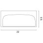 ΑΠΛΙΚΑ ΤΟΙΧΟΥ LM03 ΟΒΑΛ E27 MAX 10W LED 220X99X100 IP54 ΜΑΥΡΗ PRO ARTE ILLUMINA Eurolamp 145-20231