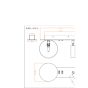 ΑΠΛΙΚΑ ΑΝΑΓΝΩΣΗΣ ΔΙΠΛΟΥ ΦΩΤΙΣΜΟΥ 1xG9 Max 7W + LED 3W 150Lm 3000K 270x152x120mm ΜΑΥΡΗ ARTE ILLUMINA NODE Eurolamp 145-22082