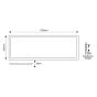 ΦΩΤΙΣΤΙΚΟ PANEL LED 120X30 40W 3000Κ UGR<19 ΛΕΥΚΟ PLUS Eurolamp 145-56175