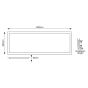 ΦΩΤΙΣΤΙΚΟ BACKLIT UGR19 120X30 27-34-40-45W 6500Κ 220-240V ΛΕΥΚΟ Eurolamp 145-56233