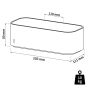 Tiger 2-Store Επιτοίχιο Ράφι 25 cm White 1500010146  1500010146