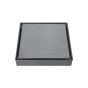 Square Gun metal - Σιφώνι δαπέδου 15216