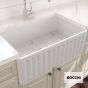 ΝΕΡΟΧΥΤΗΣ ΕΠΙΚΑΘΗΜΕΝΟΣ 76x46 ΔΙΠΛΗΣ ΟΨΗΣ WHITE MATT 1602-301