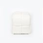 ΣΚΑΜΠΟ ΜΠΟΥΚΛΕ ΥΦΑΣΜΑ ΛΕΥΚΟ ΣΧΕΔΙΟ 38x38x40cm Eurolamp 750-12012