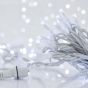 ΣΕΙΡΑ, 100 LED 5mm ΜΕ ΚΑΛΥΜΜΑ, 230V, 3 ΕΠΕΚΤΑΣΕΙΣ ΕΩΣ 9 ΣΕΤ, ΛΕΥΚΟ ΚΑΟΥΤΣΟΥΚ ΚΑΛΩΔΙΟ, ΛΕΥΚΟ LED ANA 10cm, ΠΡΟΕΚΤΑΣΗ ΠΑΡΟΧΗΣ 1.5m, ΙΡ65 Eurolamp 600-11101