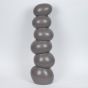 ΒΑΖΟ ΚΕΡΑΜΙΚΟ ΣΚΟΥΡΟ ΓΚΡΙ 20.5x17.1x65.3cm Eurolamp 752-20402