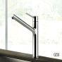 Μπαταρία Νεροχύτη Κουζίνας Thalium Gessi Chrome 23551-031