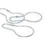 Hooks metal 12 pcs aluminum κρίκοι κουρτίνας μπάνιου Sealskin 252020204