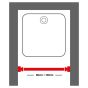 80-130 Ø 28 mm mat aluminum βραχίονας μπάνιου πτυσσόμενος Sealskin 276663205