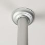 60 Ø 28 mm mat aluminum στήριγμα οροφής για βραχίονα μπάνιου γωνιακό Sealskin  276668605