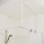 60 Ø 28 mm white στήριγμα οροφής για βραχίονα μπάνιου γωνιακό Sealskin 276668610
