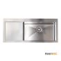 ΝΕΡΟΧΥΤΗΣ SQUADRO 116x51 FORTINOX INOX ΛΕΙΟ LEFT 29115L-110