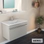 Νιπτήρας Πορσελάνης Slim 100x46 (1 οπή) SEREL White 3037-300