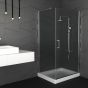 Orabella Door 90 cm - Καμπίνα ανοιγόμενη, αντιστρέψιμη με σταθερό πλαϊνό 80 cm 30432-30436