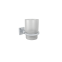 Ποτηροθήκη Επιτοίχια W75xD110xΗ95mm Verdi Cube Chrome 3070522