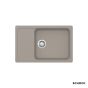 Νεροχύτης Κουζίνας Γρανίτη Element 78x50 Schock Cristalite Concrete Granite 31180-1451