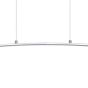 Κρεμαστό Φωτιστικό Ράγα Χρώμιο L900xH1000mm LED 3000Κ 1800lm Eglo Lasana 32048