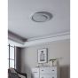 Eglo Πλαφονιέρα Οροφής με Ενσωματωμένο LED σε Λευκό χρώμα 48cm 32053