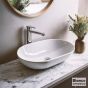 Νιπτήρας Πορσελάνης LOOP 57,5 x36,5 Bianco Ceramica White 32055-300