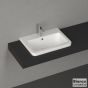 Νιπτήρας Πορσελάνης Urban 60x35 (1 οπή) Bianco Ceramica White 35060-300