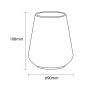 Conical black ποτήρι οδοντόβουρτσας Sealskin 362330419