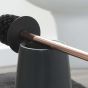 Conical black πιγκάλ Sealskin 362330519