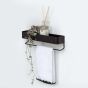 Brix black small ράφι + κρεμάστρα Sealskin  362473419