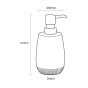 Braid grey 400 ml δοχείο κρεμοσάπουνου Sealskin 362490211