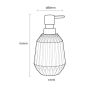 Arte black 400 ml δοχείο κρεμοσάπουνου Sealskin 362500219