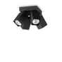 Φωτιστικό Οροφής DYNAMITE PL4 SQUARE Μαύρο Ideal Lux 371313