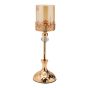 ΚΗΡΟΠΗΓΙΟ ΜΕΤΑΛΛΙΚΟ ΧΡΥΣΟ 12x12x40cm Eurolamp 819-01874