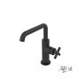 Μπαταρία Νιπτήρα με Βαλβίδα Clic-Clac Εlle Cross La Torre Black Matt 38020-400