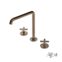 ΜΠΑΤ.ΝΙΠΤ.ΕΠΙΚΑΘ.3 ΟΠΩΝ+ΒΑΛΒ.CLIC-CLAC ELLE CROSS LA TORRE ANTIQUE BRASS 38102-221