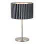 Φωτιστικό Επιτραπέζιο  Ø300xΒ195xH520mm 1xE27 Νίκελ Σατινέ-Γκρι Eglo Stars of Lights Tamaresco 39775
