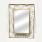ΚΑΘΡΕΦΤΗΣ ΜΕΤΑΛΛΙΚΟΣ ΧΡΥΣΟΣ 60x1.5x80cm Eurolamp 751-11042