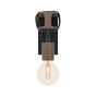 Φωτιστικό Απλίκα Επίτοιχη L80xΑ185xH190mm 3xE27 Καφέ Αντικέ Eglo Townshend 4 43152