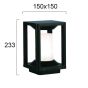 Στήλος Κήπου Square Korey Viokef 4321500