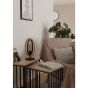 Φωτιστικό Επιτραπέζιο  Μονόφωτο Ø155xL190xH375mm 1xE27 Μέταλλο Μαύρο-Ξύλο Eglo Basildon 43464