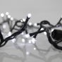 ΣΕΙΡΑ, 100 LED 3mm, 31V ΜΕΤΑΣΧΗΜΑΤΙΣΤΗ, 4 ΕΠΕΚΤΑΣΕΙΣ ΕΩΣ 3 ΣΕΤ, ΠΡΑΣΙΝΟ PVC ΚΑΛΩΔΙΟ, ΛΕΥΚΟ LED ANA 10cm, ΠΡΟΕΚΤΑΣΗ ΠΑΡΟΧΗΣ 3m, ΙΡ44 Eurolamp 600-11310