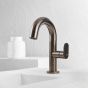 Μπαταρία Νιπτήρα με Βαλβίδα Clic-Clac Slim Vicario Black Brushed 500010-410