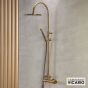 ΜΠΑΤ.ΝΤΟΥΖ+ΕΠΕΚΤ.ΚΟΛΩΝΑ+ΚΕΦΑΛΗ SLIM VICARIO ANTIQUE BRASS 500065-221
