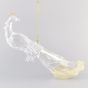 ΠΑΓΩΝΙ ΑΚΡΥΛΙΚΟ, ΜΕ ΧΡΥΣΟ GLITTER ΣΤΗΝ ΚΟΡΩΝΑ, 17,8cm Eurolamp 600-40685