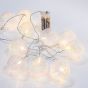 ΣΕΙΡΑ, 10 LED 5mm, ΔΙΑΦΑΝΕΣ ΙΡΙΔΙΖΟΥΣΕΣ ΑΝΑΓΛΥΦΕΣ ΜΠΑΛΕΣ, ΜΠΑΤΑΡΙΑΣ 2xAA, ΔΙΑΦΑΝΟ PVC ΚΑΛΩΔΙΟ, ΘΕΡΜΟ ΛΕΥΚΟ LED ΑΝΑ 15cm, ΠΡΟΕΚΤΑΣΗ ΠΑΡΟΧΗΣ 30cm, IP20 Eurolamp 600-11478
