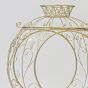 ΑΜΑΞΑ ΜΕΤΑΛΛΙΚΗ, ΧΡΥΣΗ, 150x94cm B Eurolamp 600-45812B
